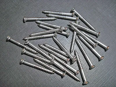 25 Chevy #8 X 1-1/2  W/#6 Head Windshield Garnish Moulding Stainless Screws GM • $15.99