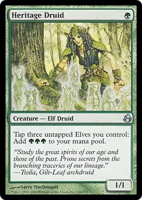 HERITAGE DRUID Mtg NM Morningtide 1 Unc UNPLAYED • $4.34