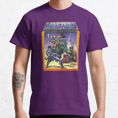 He-Man Masters Of The Universe Battle Scene With Skeletor Classic T-Shirt • $24.99