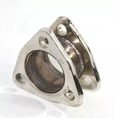 Catback Exhaust Muffler Pipe Extension Flange Steel Adapter 2.25  3 Bolt Flange • $25.75