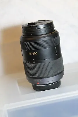Panasonic Lumix 45-200mm Lens F4-5.6G Vario Mega O.I.S. Stabilised For M43 Mount • £139.99