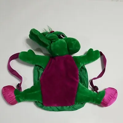 Vintage 90's Barney & Friends Baby Bop Plush Backpack Dinosaur RARE • $249.95