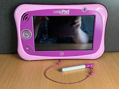 Factory Reset Pink Leapfrog Leappad Ultimate Handheld Tablet Console Tested • $115