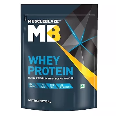 MuscleBlaze 100% Whey Protein Ultra Premium Blend 1 Kg / 2.2 Lb (Choose Flavor) • $119.06