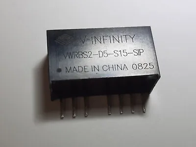 $9.32 • Buy 1pc CUI Inc. V-infinity  VWRBS2-D5-S15-SIP DC 4.5V-9V Input  15V Iso DC Out
