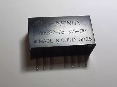 1pc CUI Inc. V-infinity  VWRBS2-D5-S15-SIP DC 4.5V-9V Input  15V Iso DC Out • $12.37