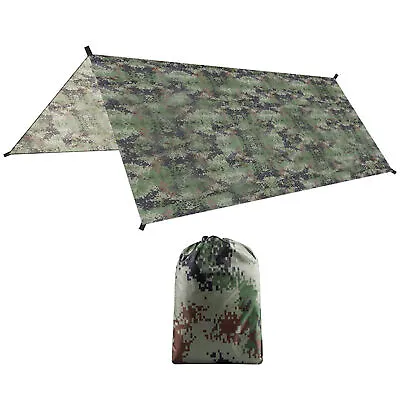 Travel Tent Foldable Rain-proof Lightweight Sunshade Camping Tarp Multi-function • $11.31