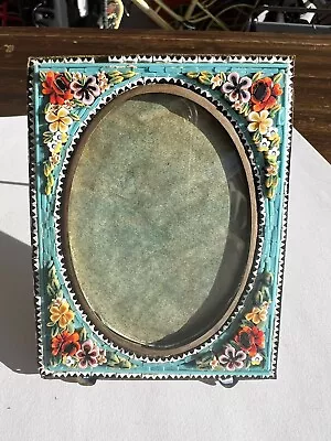 Antique Italian Micro Mosaic Picture Frame • $349.99