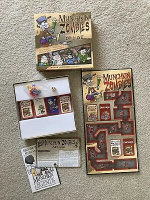 2014 Munchkin Zombies Deluxe Game Kill The Living! Eat Their Brains! COMPLETE • $32.98