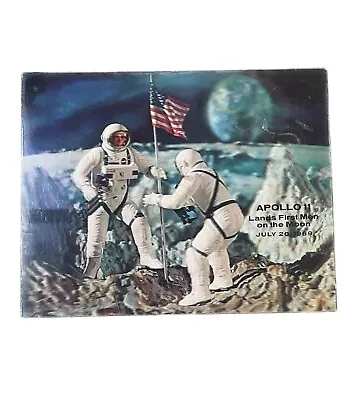 Vintage Apollo 11 Moon Landing Hologram 3D Picture 1969 Vari-Vue 11 X 14 READ • $15.19