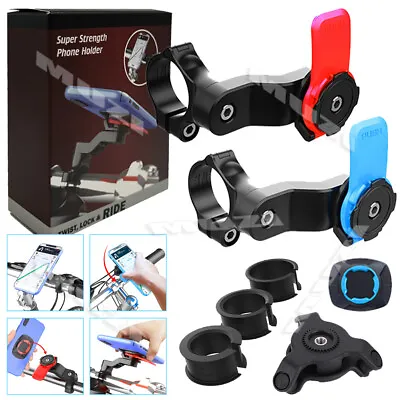 Phone Holder Quad Lock Out Front Motorcycle Bike Twist Mountain Cycling Holder • £5.51