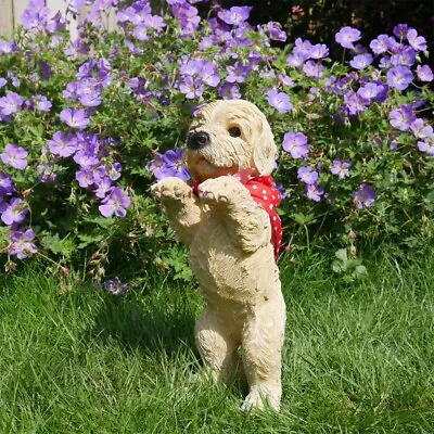 Peeping Puppy Garden Ornament Dog Decoration Outdoor Weatherproof Dogs • £17.54