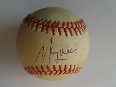 Signed Autographed Official Bill White National League Baseball - Maury Wills • $24.99