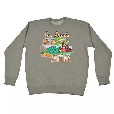 Sao Paulo Brazil Country Flag Destination - Funny Jumper Pullover Sweatshirt • $35.95