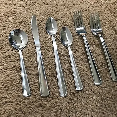 NEW World Tableware Stainless VERMONT 6 Piece Table Setting • $22.99