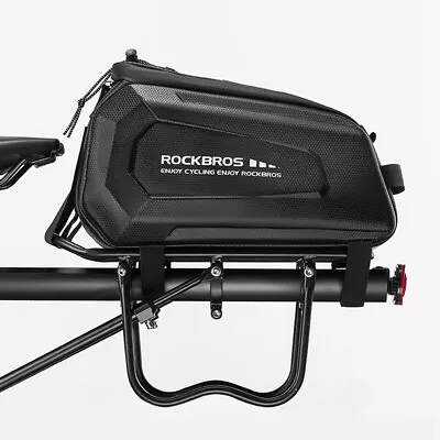 ROCKBROS Bike Cycling Rear Rack Pannier Bag 9L MTB Bicycle Trunk Bag Travel Bag • $45.99