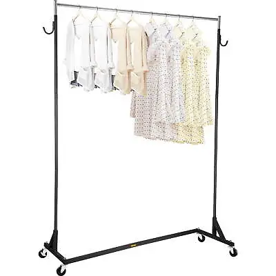$88.86 • Buy Z-Base Garment Rack Adjustable Lockable Casters For Home Clothing Store Display