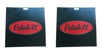 $114.99 • Buy Peterbilt Motors 24  X 24  Polyguard 3/16  Thick Semi Truck Black Mud Flaps-Pair