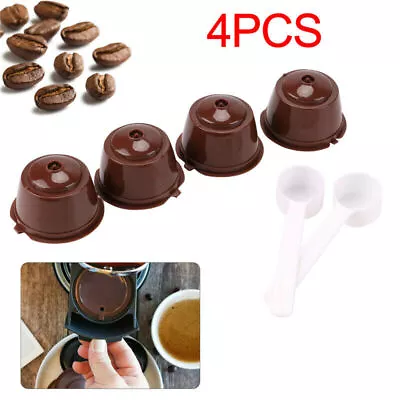 4X Refillable/Reusable Coffee Capsule Pod Cup For Nescafe Dolce Gusto Machine • $12.69