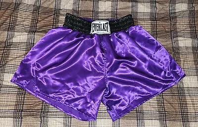 Everlast Skinners Satin Boxing Trunks Shorts Replica L Large Shiny Glanz Vintage • $81.24