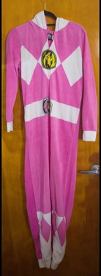 $30 • Buy Pink Power Ranger Adult  Pj Onzie  Size S/m