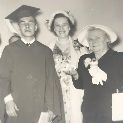 Vintage 1950's Photo High School Graduation Missoula Montana Family  • $9.99