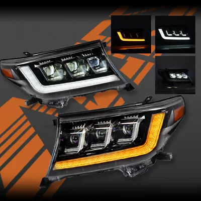 LED DRL Sequential Indicator HeadLights For Toyota LANDCRUISER LC200 FJ200 07-15 • $1599.99