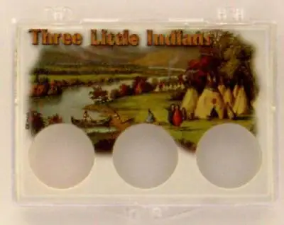 Three Little Indians Villiage 2X3 Snap Lock Coin Holders 3 Pack • $8.99