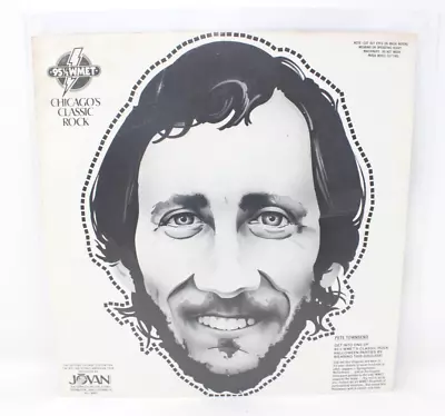 Pete Townsend Cutout Paper Mask Rocktober 1981 Chicago 95FM The WHO Halloween • $33.41