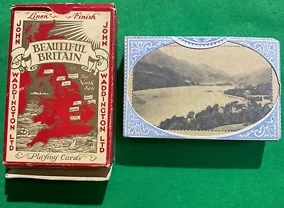 TAX WRAPPED Old Vintage LNER Railway Train Advertising Playing Cards LOCH LONG B • £18.95
