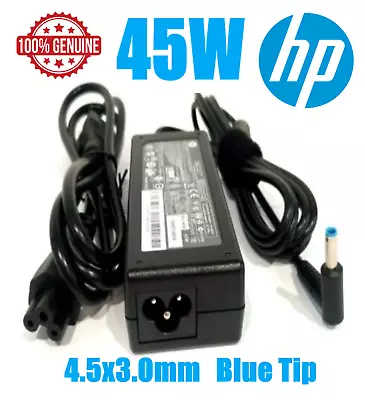 OEM HP ProBook 640 650 G2 G3 G4 AC Adapter 45W Blue Tip AC Adapter Power Charger • $8.79