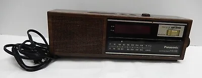 Panasonic AM/FM Stereo Radio Alarm 2 Band Electronic Digital Clock RC-6070 • $26.75