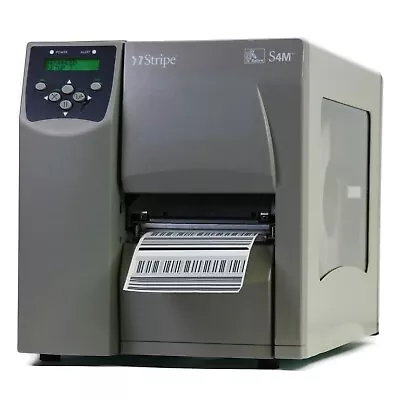 ZEBRA Stripe S4M S4M00-2001-0100D Direct Thermal Label Printer USB Serial • $196.69