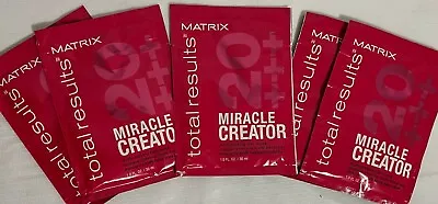 5 X  Matrix  Miracle Creator Multi-Tasking Hair Mask 1 Oz Ea Total Results Frizz • $14.85