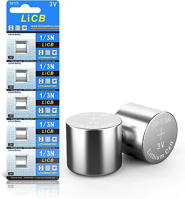 LiCB CR1/3N 3V Lithium Battery For CR11108 2L76 K58L(5-PCS) • £11.61