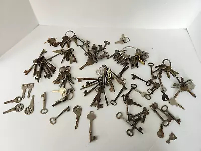 Large Lot Of Vintage Antique Keys House Car Lock Safe Hotel Keys All Kinds • $129