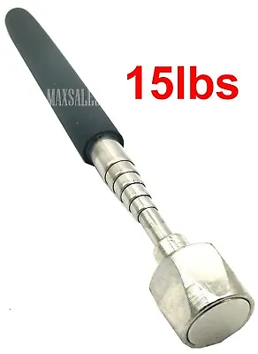 15lbs Telescopic Magnet Pick-up Tool Stainless Steel UP TO 30  LONG Heavy Duty  • $8.99
