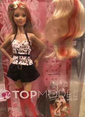 NEW 2007 Barbie Top Model Hair Wear Blonde- & Red-Haired Doll Mattel • $50