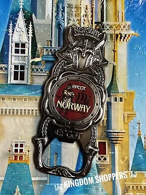 2023 Disney Parks Epcot Norway Viking Opener Tool Bottle Top Magnet New • $24.95