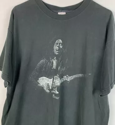 Vintage Bob Marley T Shirt 1998 Reggae Rasta Double Side Promo Tee XL 90s • $67.99