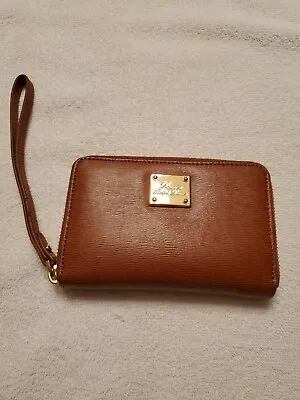 Lauren Ralph Lauren Small Wallet Zip Around Wristlet Leather • $20