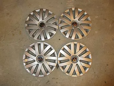 1 New Set 2010 11 12 13 2014 Passat Jetta 16  Hubcaps Wheel Covers 61559 • $125