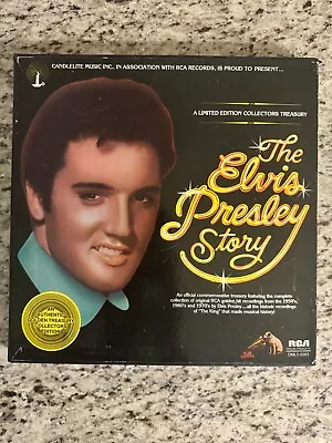 Elvis Presley - The Elvis Presley Story Box Set  OG Vinyl LP RCA Records 1977 • $21.99