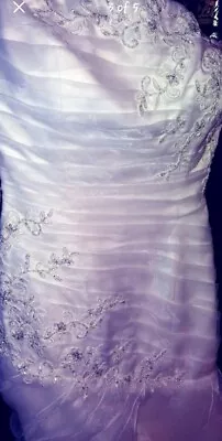 Wedding Dress Size 6 • $200