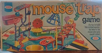 Vintage 1975 Mouse Trap Game Incomplete With Original Box  • $15.99