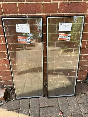 £0.99 • Buy X2 Identical Clear Double Glazed Sealed Units Glass For Windows 306 X 804