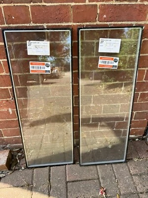 £0.99 • Buy X2 Identical Clear Double Glazed Sealed Units Glass For Windows 306 X 804
