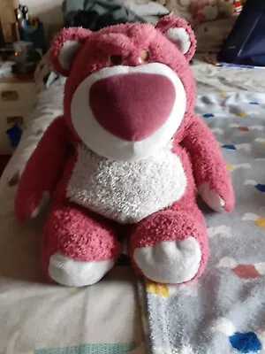 Disney Lotso Bear Strawberry Medium Sized Bean Bag Plush Soft Toy 2010 • £10