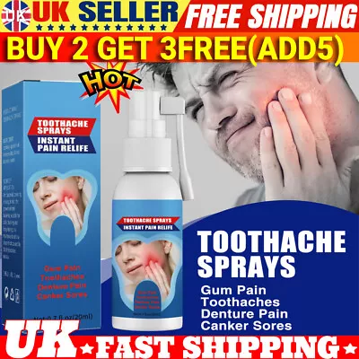 Toothache Spray Instant Pain Relief Oral Teeth Care Effective Dental Treatment👍 • £5.16