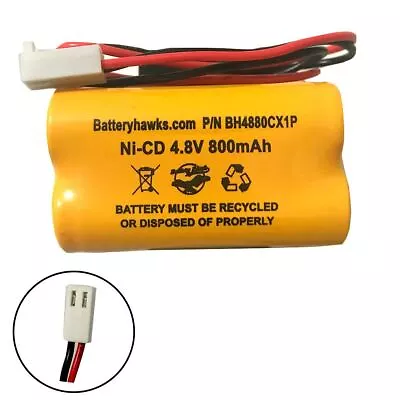 $8.48 • Buy Battery Hawks 4.8v 800mAh Batteryhawks Ni-CD Battery Pack For Exit Sign Emergenc